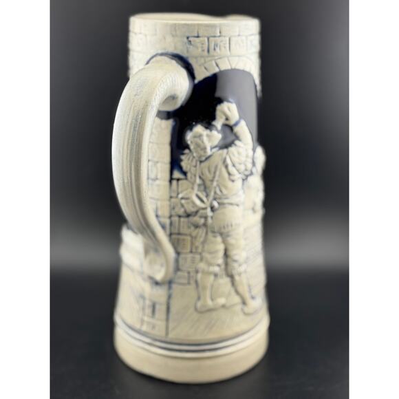 Vintage West German Stoneware Pitcher - Picture 5 of 7